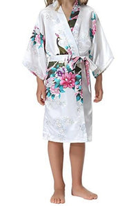 Child's Kimono Robe - White Unique Party Supplies