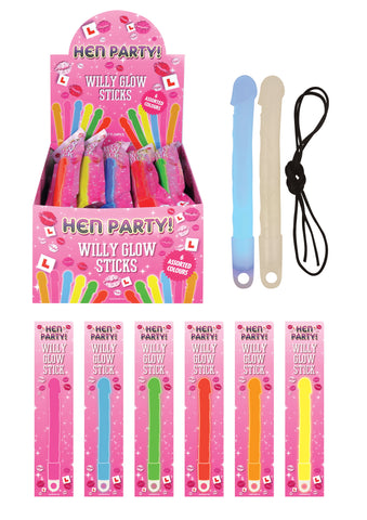 Willy Glow Stick - Red Unique Party Supplies NZ
